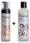 Play Curl Volumizing Foam + Climate Control Heat & Humidity Gel