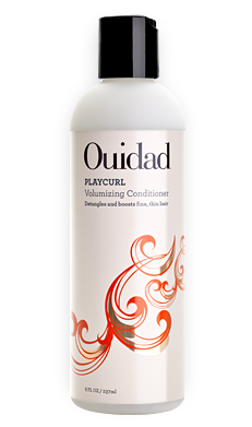 Ouidad PlayCurl Volumizing Conditioner for Boosting Limp, Fine Curly Hair