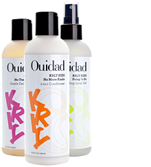 Ouidad KRLY Kids Easy Curls Shampoo, Conditioner and Styling Gel for Kids with Curly Hair
